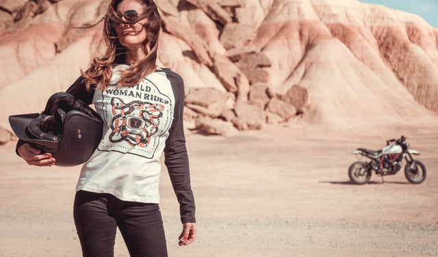 Wildust Sisters Wild WMN Rider Baseball Tee White/Grey