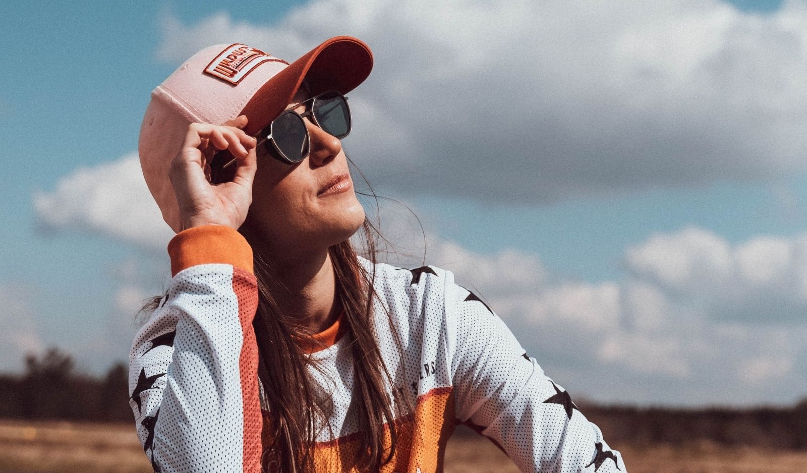 Wildust Sisters Woman Racer Cap Red/Pink