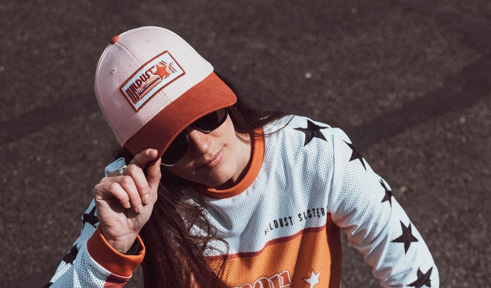 Wildust Sisters Woman Racer Cap Red/Pink