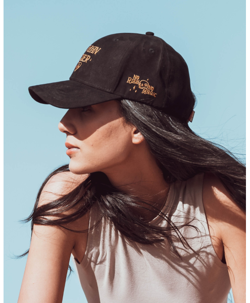 Wildust Sisters W.R Suede Cap Black