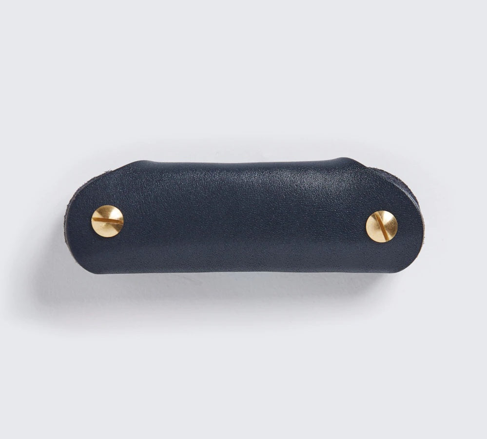 Addict Clothes Steerhide Key Case Blue