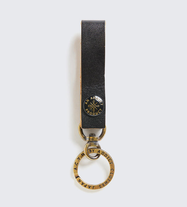 Addict Clothes Steerhide Key Holder Black