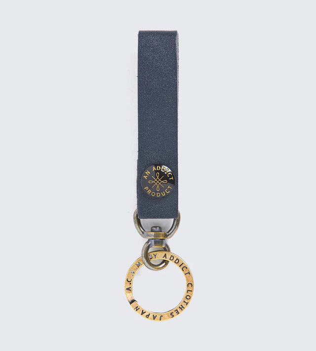 Addict Clothes Steerhide Key Holder Blue