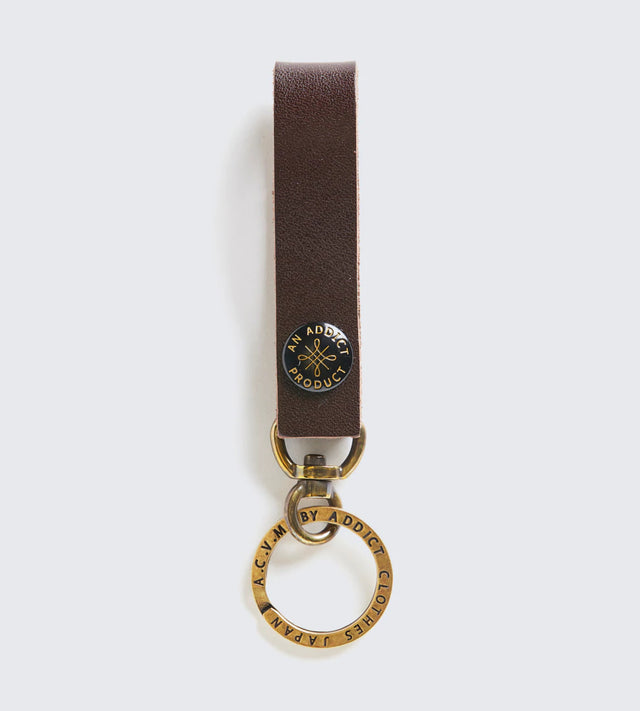 Addict Clothes Steerhide Key Holder Brown