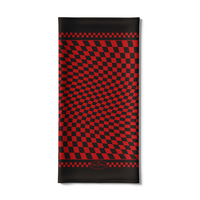 Age of Glory Checkers Neck Tube Black/Red