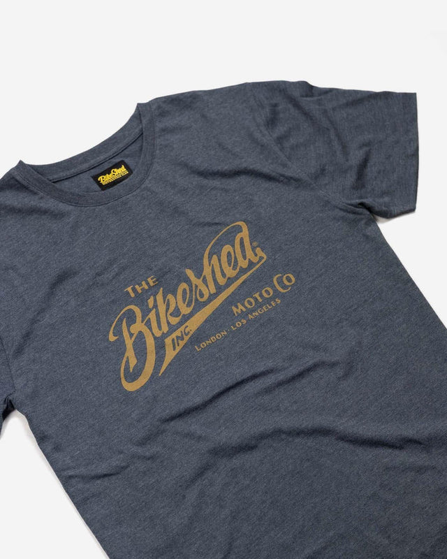 Bike Shed Inc. T-shirt Heather Blue