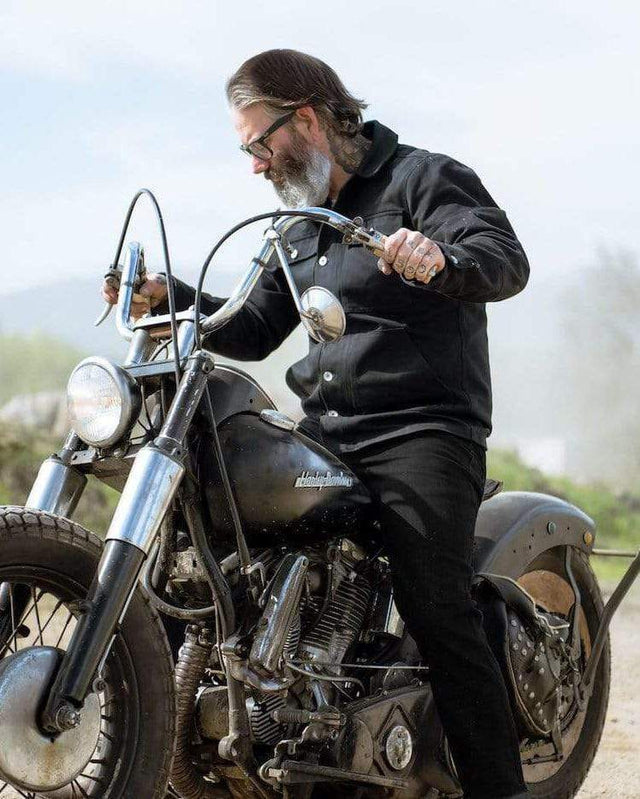 Bike Shed Protective Road Jean Black