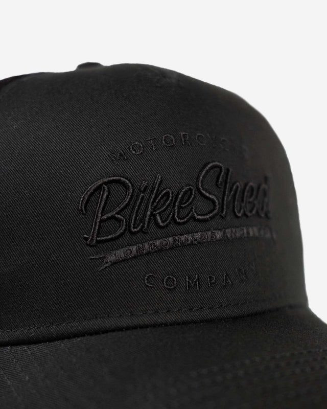 Bike Shed Company Cap Black