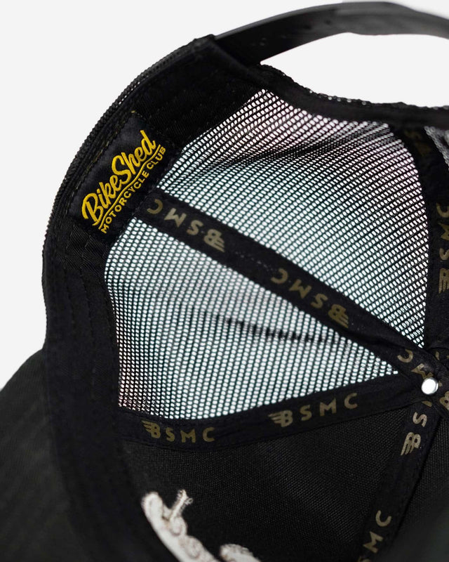Bike Shed Garage Cap Black/Gold
