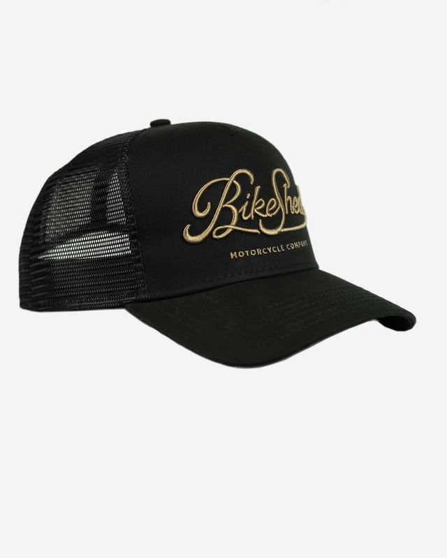 Bike Shed Garage Cap Black/Gold