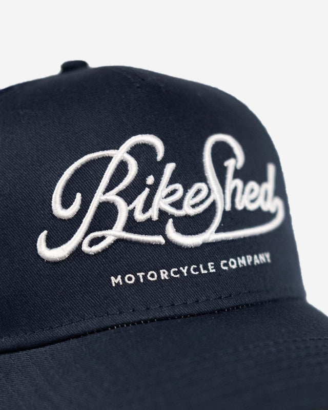 Bike Shed Garage Cap Navy/White