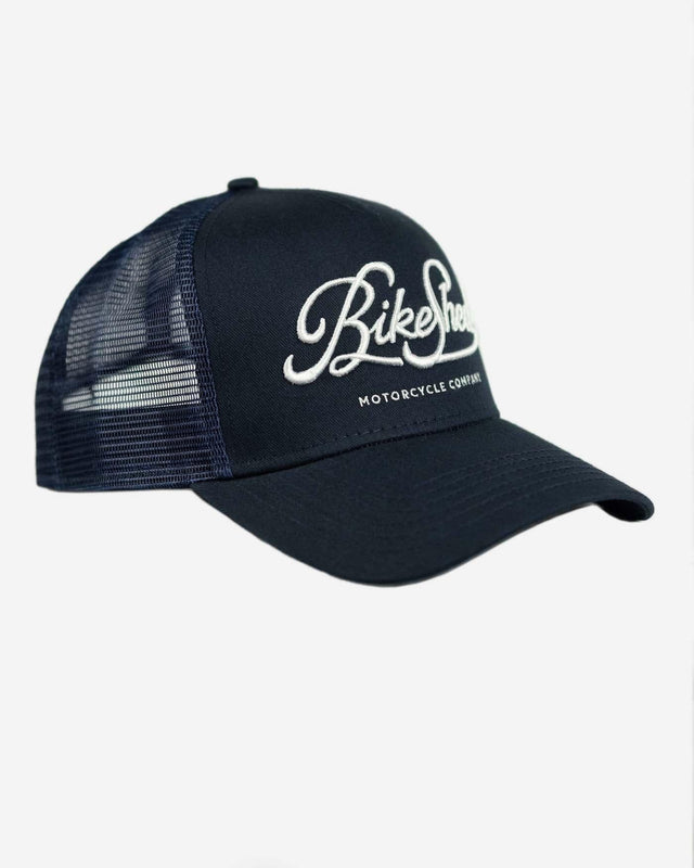 Bike Shed Garage Cap Navy/White