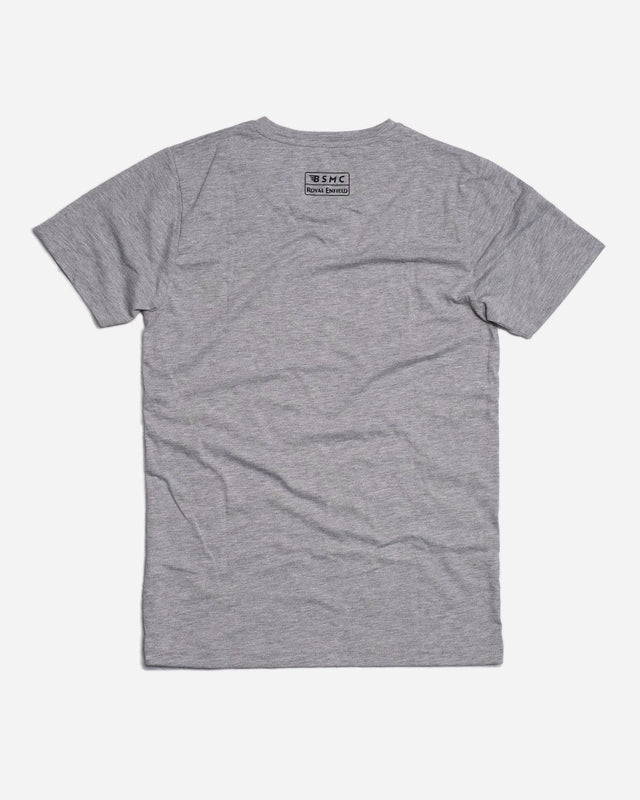 Bike Shed x Royal Enfield Inverse T-shirt Grey/Black