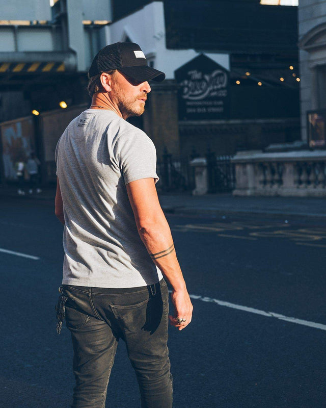 Bike Shed x Royal Enfield Inverse T-shirt Grey/Black