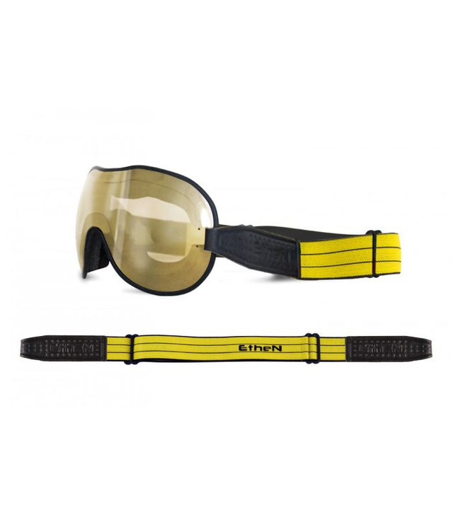 Ethen Café Racer Goggles Yellow Black