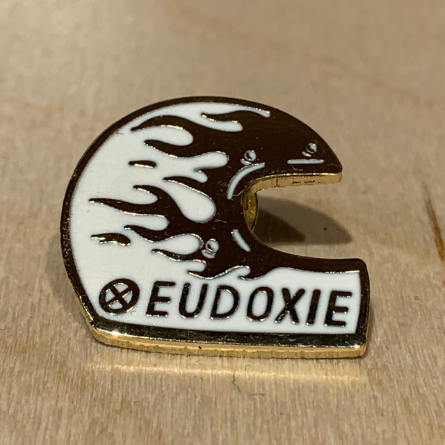 Eudoxie Helmet Pin White