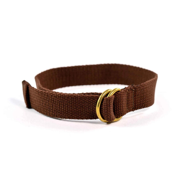 Jack Stillman K80 Cotton Luggage Straps Brown