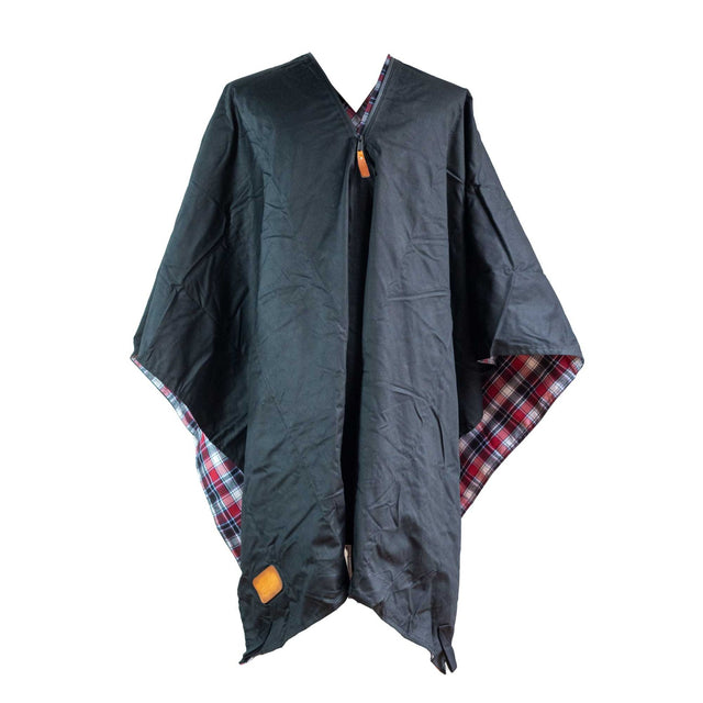 Jack Stillman The Drifter Waxed Canvas Poncho Black