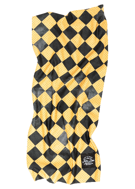 John Doe Race Flag Neck Tube Yellow