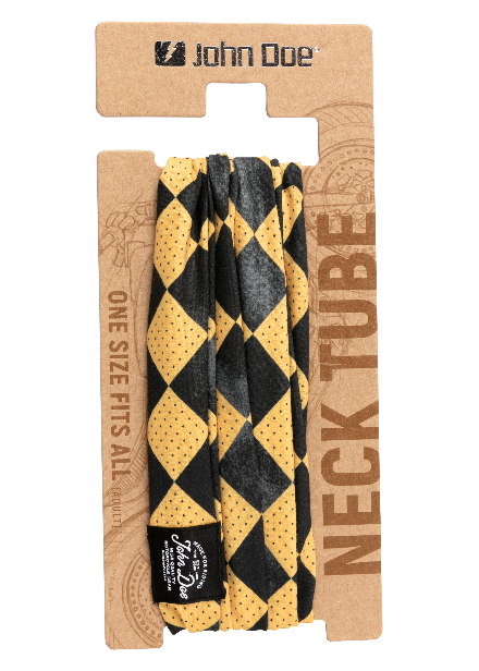 John Doe Race Flag Neck Tube Yellow