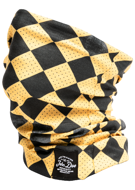 John Doe Race Flag Neck Tube Yellow