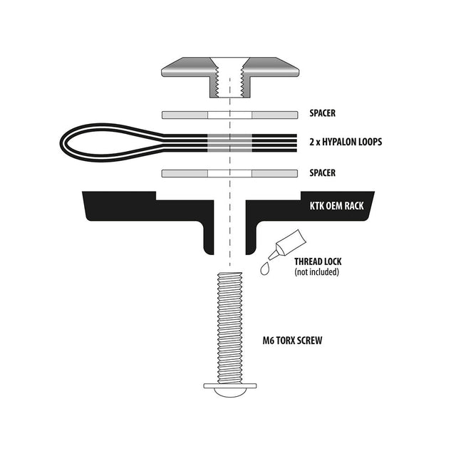 Kriega OS-Rack Loops KTM Fit