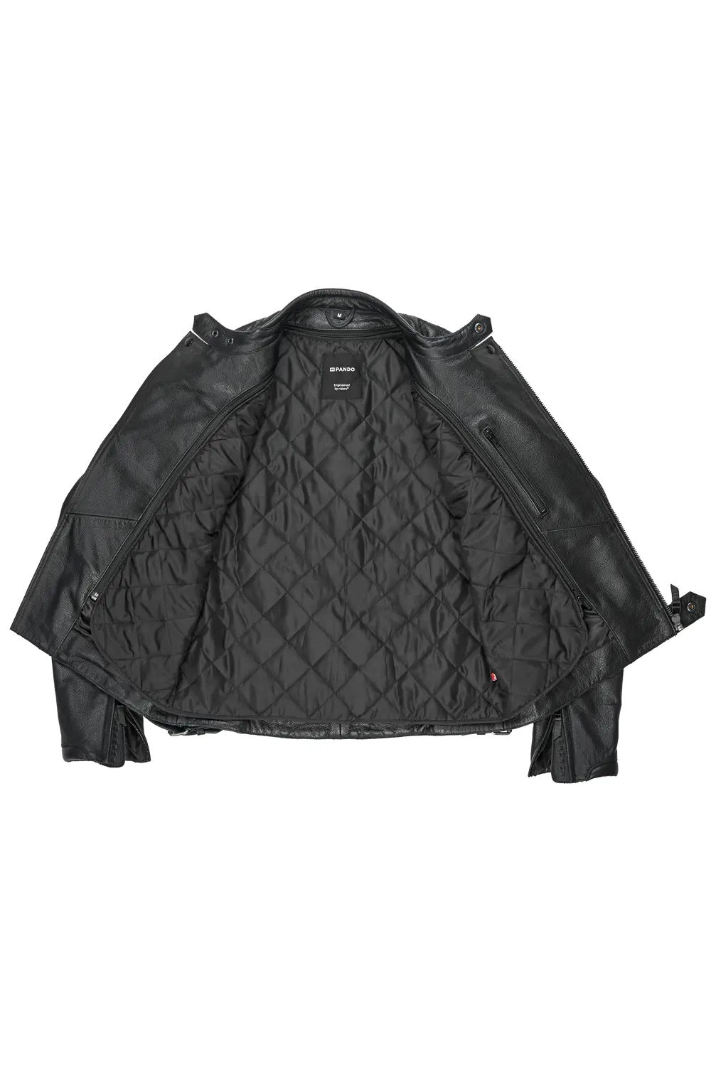 Pando Twin Leather Jacket Black