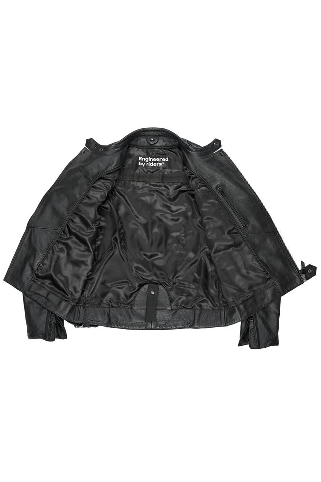 Pando Moto Twin Leather Jacket Black