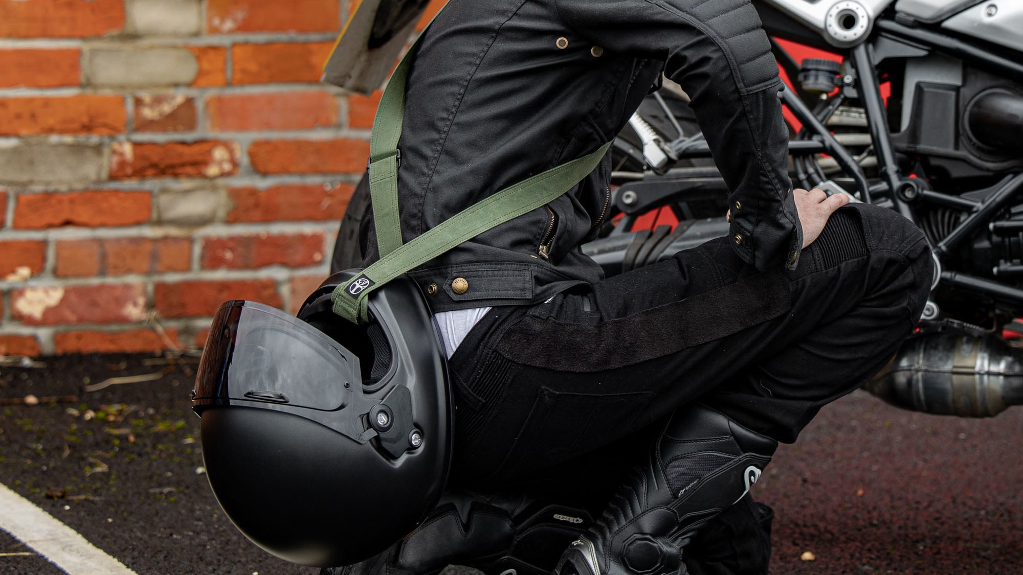 Wentworth Sling Helmet Carry Strap Black