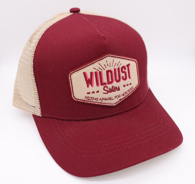 Wildust Sisters Stripes Cap Burgundy