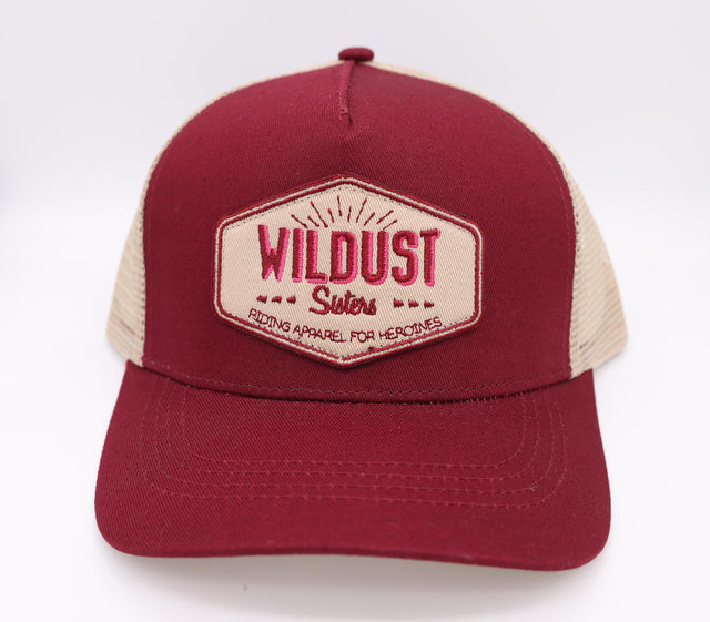 Wildust Sisters Stripes Cap Burgundy