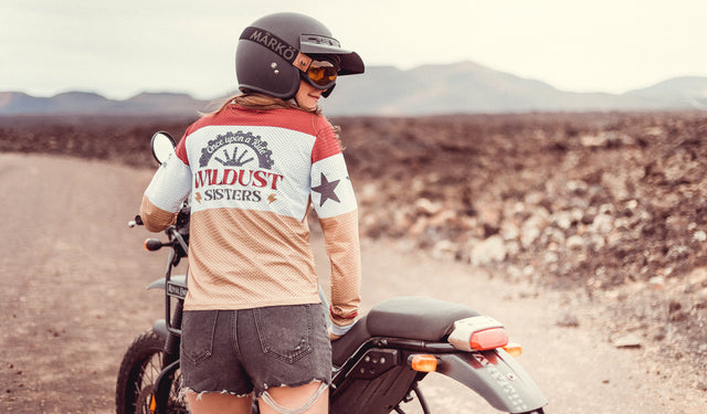 Wildust Sisters Once Upon A Ride Enduro Jersey Camel/White/Red