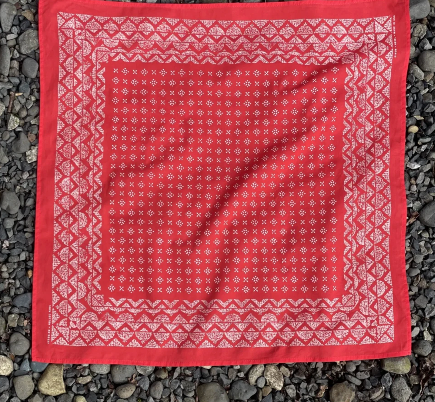 Ginew Medel Bandana Red