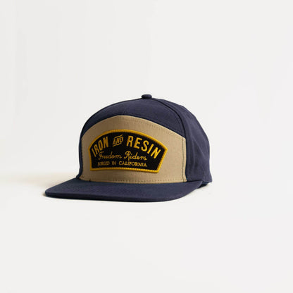 Iron And Resin Trapper Cap Navy