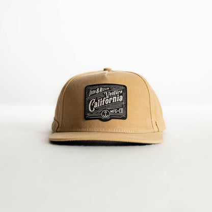 Iron And Resin Vintage Sign Cap Tan