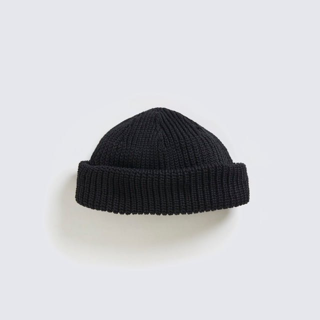 Addict Clothes Double Roll Beanie Black