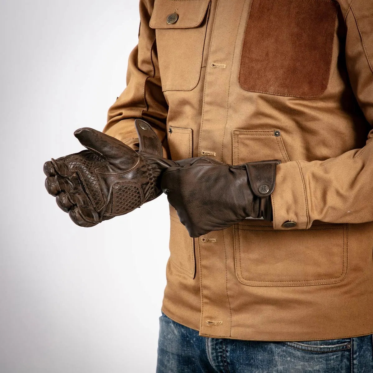 Age of Glory Carpenter Winter Gloves Brown