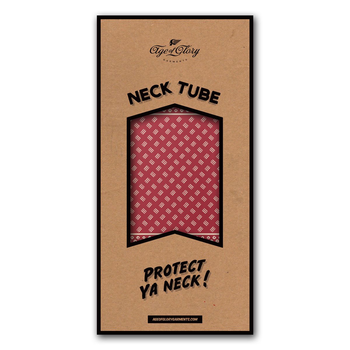 Age of Glory Kanoko Neck Tube Dark Red