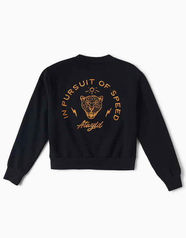 Atwyld In Pursuit Embroidered Sweatshirt Black