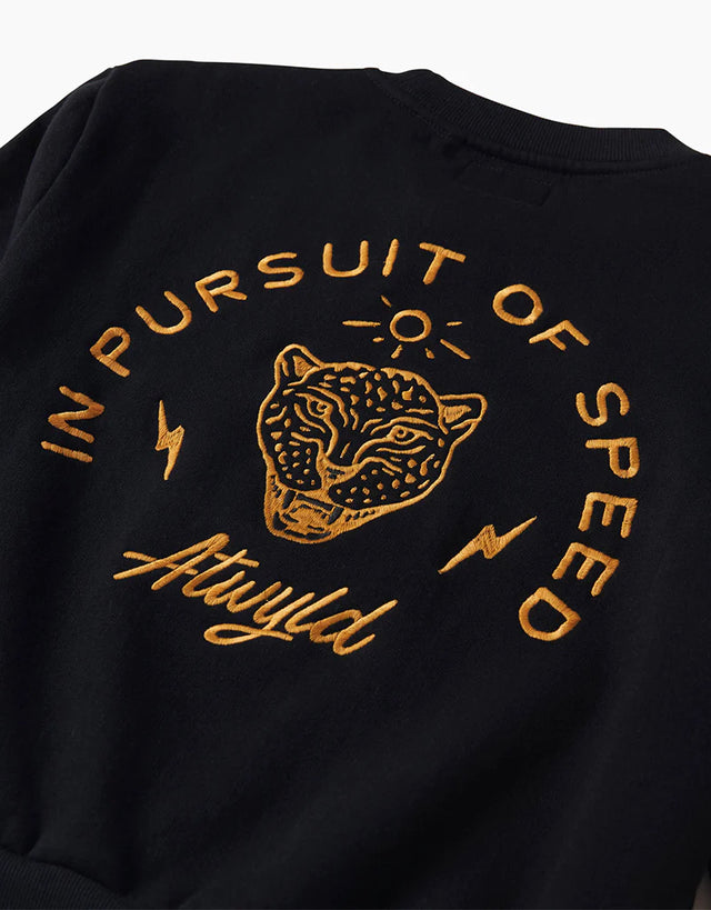 Atwyld In Pursuit Embroidered Sweatshirt Black