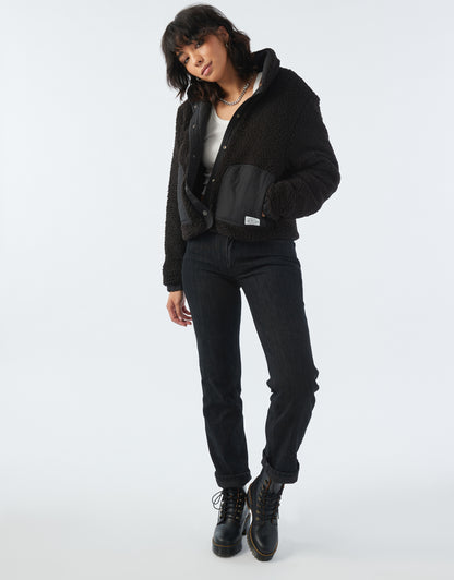 Atwyld Moonwalker Reversible Sherpa Jacket Black