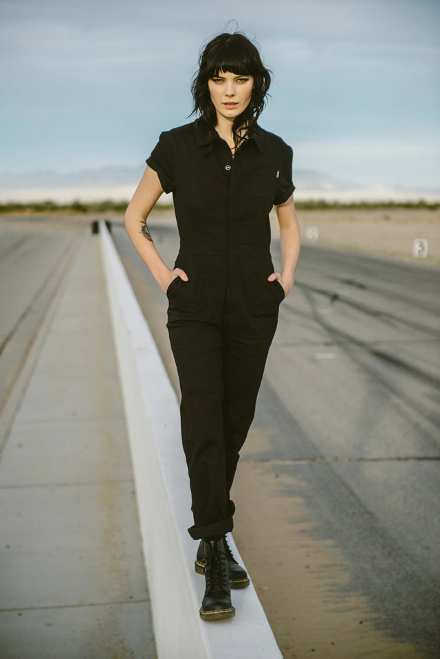 Atwyld Pit Crew Jumpsuit Black