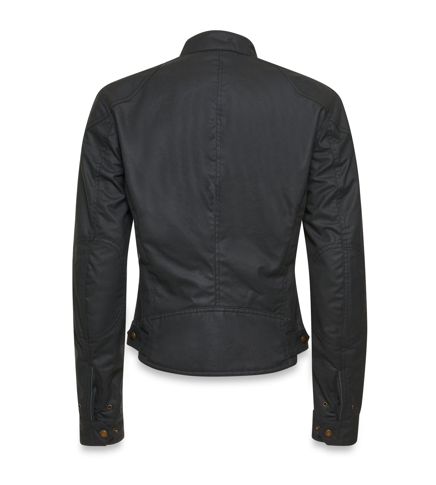 Belstaff Bamburgh Womens Waxed Motorcycle Jacket Black