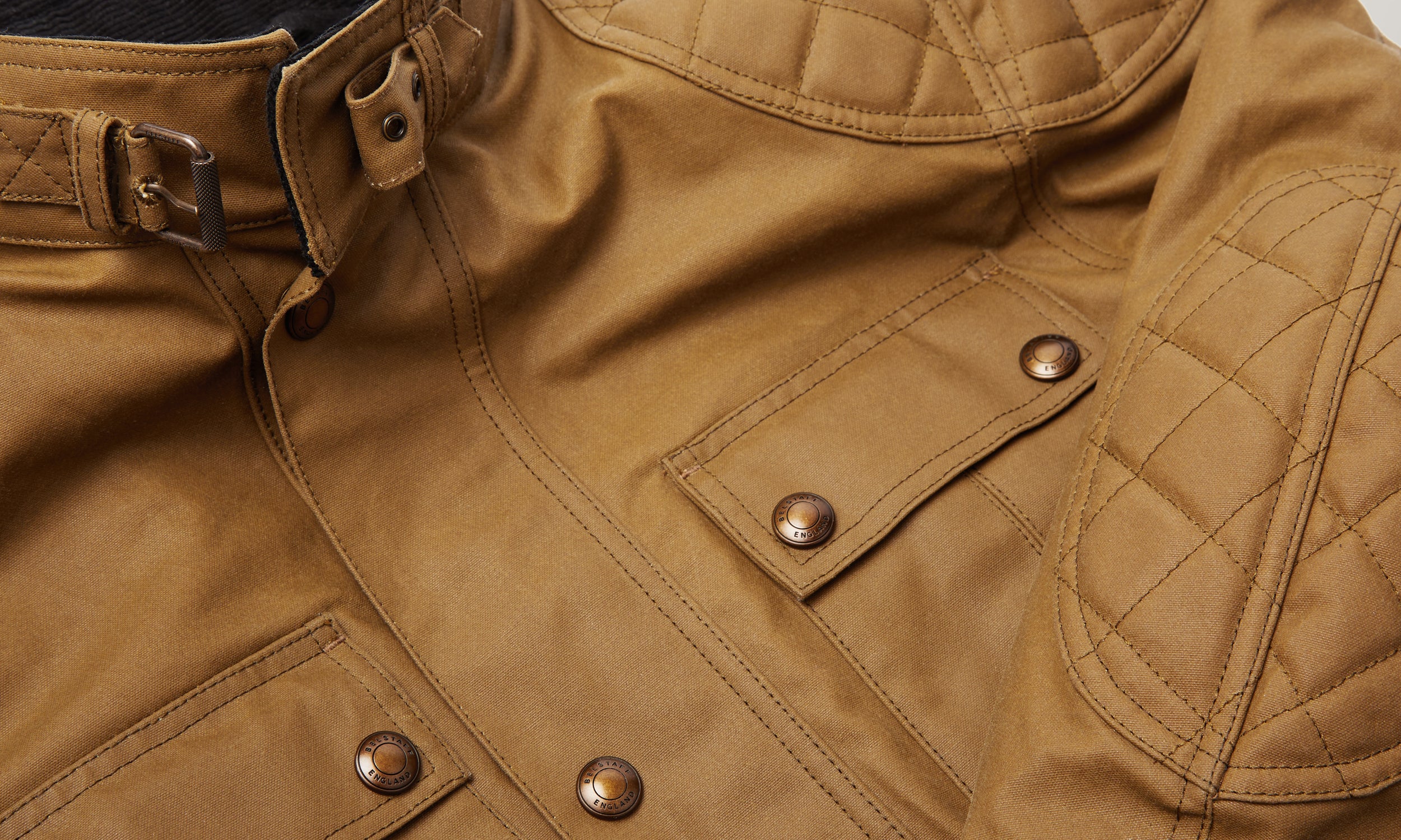 Belstaff Brookland Motorcycle Jacket Sand