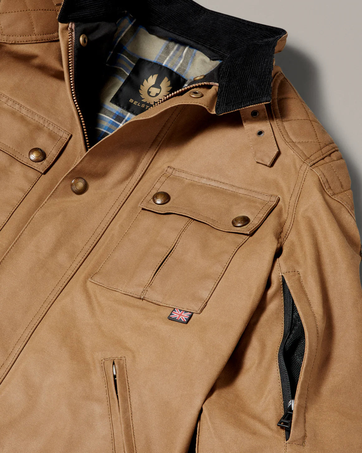 Belstaff Brookland Motorcycle Jacket Sand