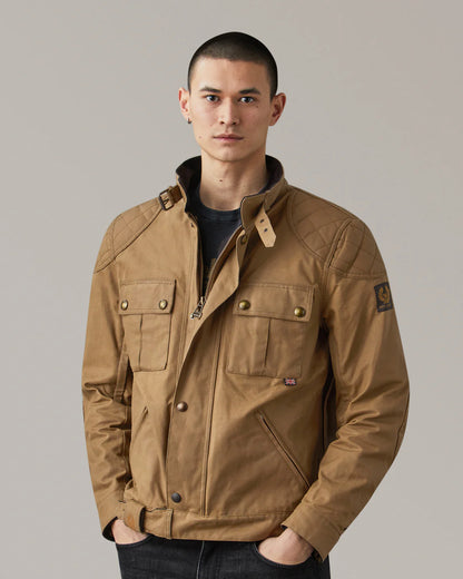 Belstaff Brookland Motorcycle Jacket Sand