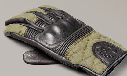 Belstaff Hampstead Glove Black/Forest Green