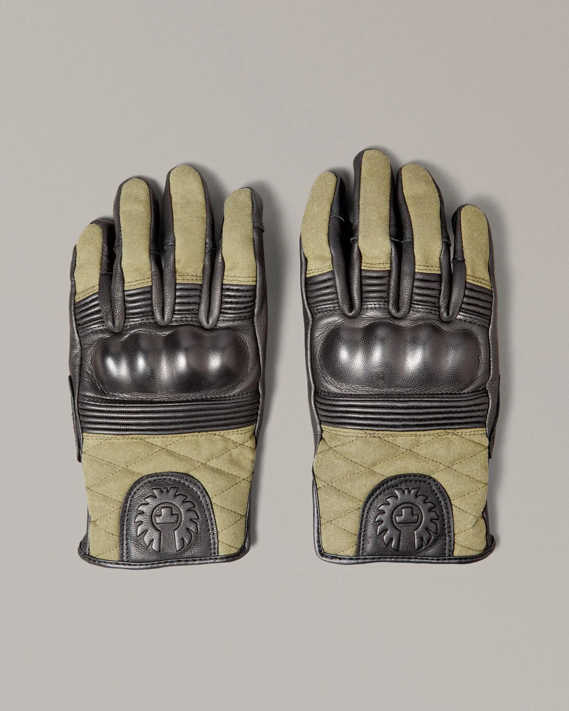 Belstaff Hampstead Glove Black/Forest Green
