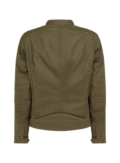 Belstaff Humber Motorcycle Jacket Olive Green
