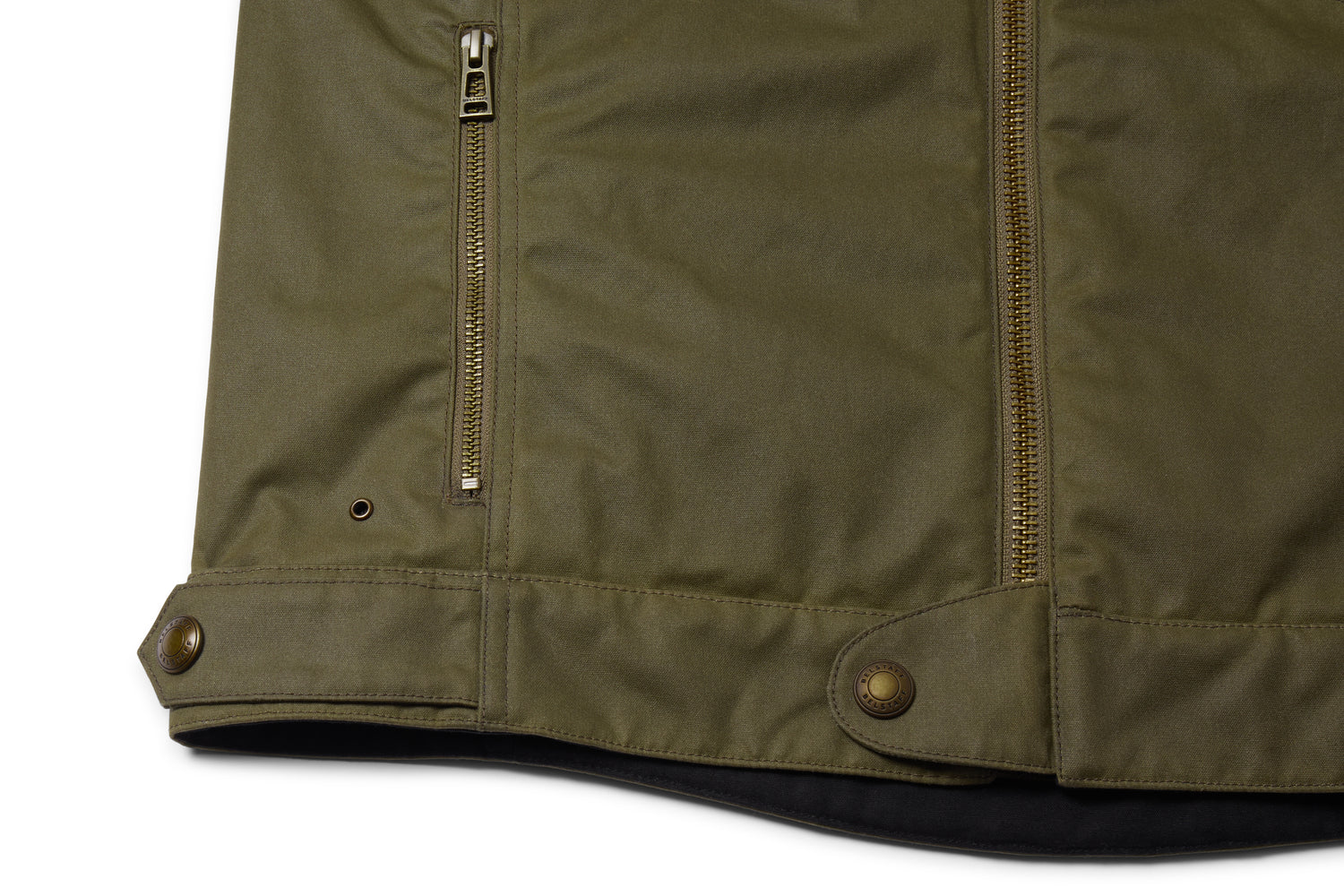 Belstaff Humber Motorcycle Jacket Olive Green